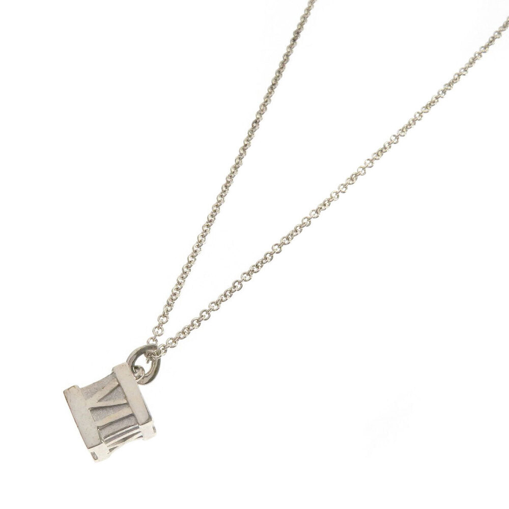 Tiffany Atlas Cube Necklace Silver
